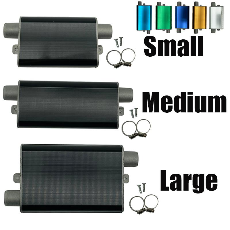 24mm Muffler Silencer S Curved Air Diesel Parking Heater Exhaust Pipe Aluminum Alloy For Webasto Eberspacher Car Truck VAN RV
