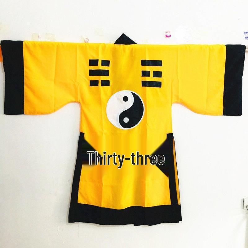 Taoist Long Robe Set - Ancient Wuxia Costume, Tai Chi, Bagua Sutra Attire Inspired by Lam Ching-ying