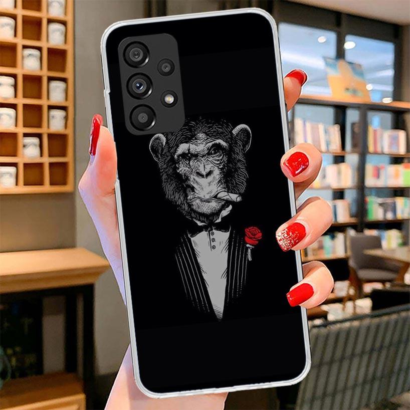 Man Suit Shirt Tie Phone Case For Samsung Galaxy A17 A37 A57 A16 A26 A36 A56 A15 A25 A35 A55 A14 A24 A34 A54 A13 A23 A33 A53 Gal