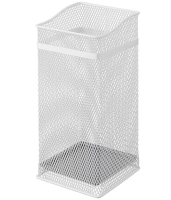 Yamazaki Jitsugyo 7928 Štvorcová sieťka Biela Cca. Š x H x V 20 x 20 x 43 cm Stojan na dáždniky Úzky Vstup Štvorcový tvar