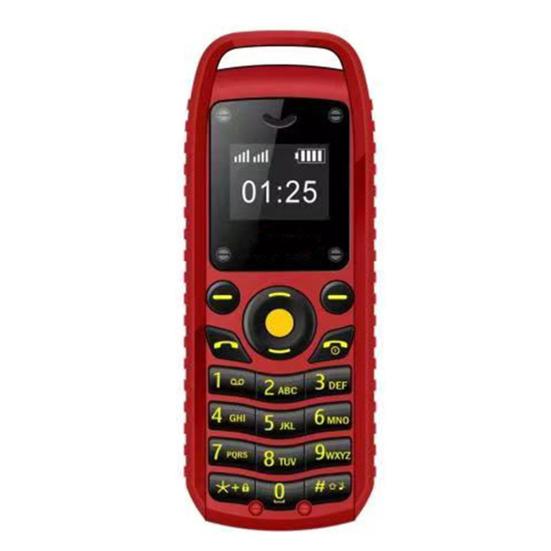 B25 Student Mini Phone Dual SIM-Card Memory Card Support Small Screen Non-Smart No Camera Signal Communication GSM 2G Teens Headset Unlocked Keypad