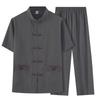 Men's Chinese Style Short-Sleeved Tang Suit