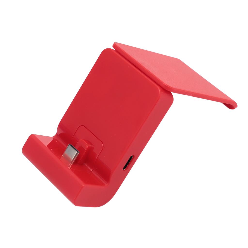 Portable Charging Dock for Switch Foldable Multi Angle Holder Game Console Play Stand Charging Station Red