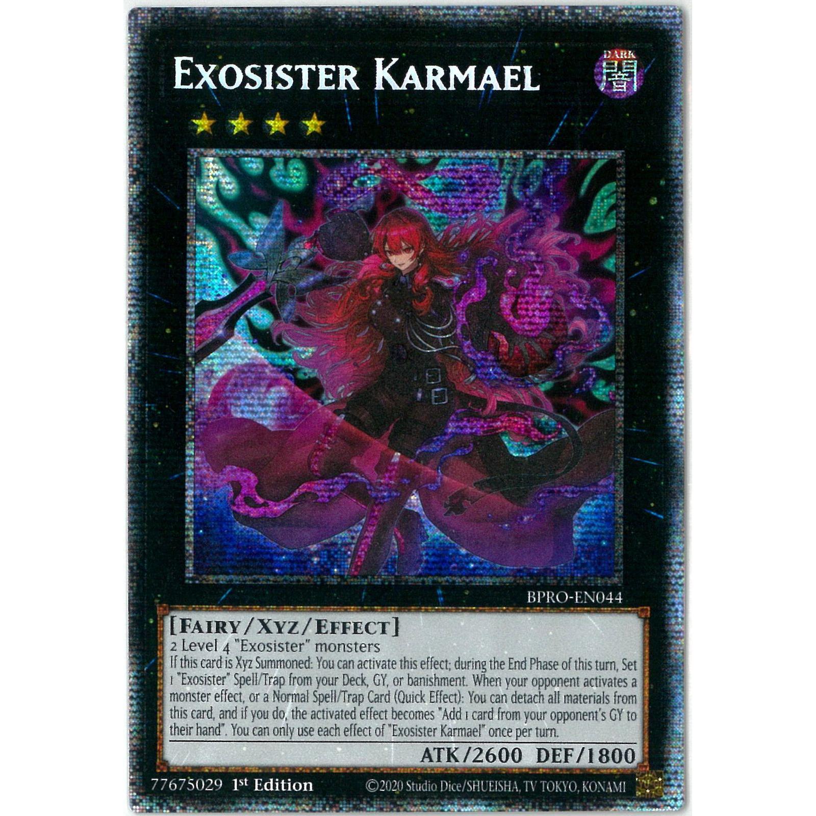 Used Yu-Gi-Oh!/English version/North American version/Exosister Karmael/Starlight Rare/1st Edition/Burst Protocol/BPRO-EN044