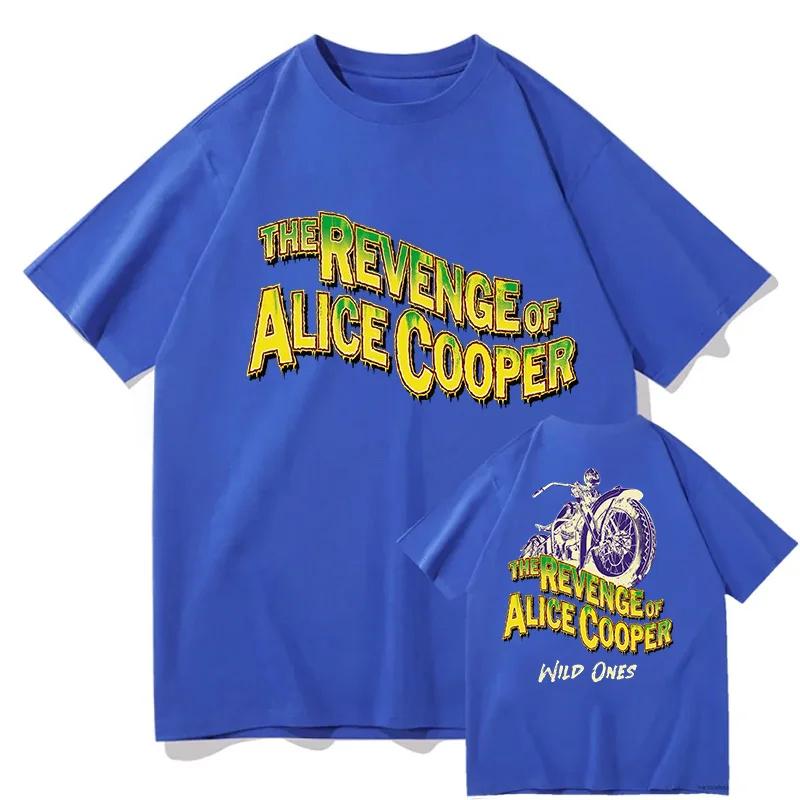 Alice Cooper Wild Ones Tour Summer TShirt Man Woman Harajuku ONeck Short Sleeve Shirts Music Fans Gift Aesthetic Tops Clothes
