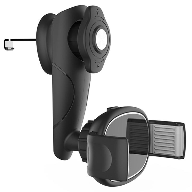 

C242A Автомобільний тримач для телефону на повітропровід, обертовий кріплення-підставка для телефону для телефонів 4,7-7,0 дюймів