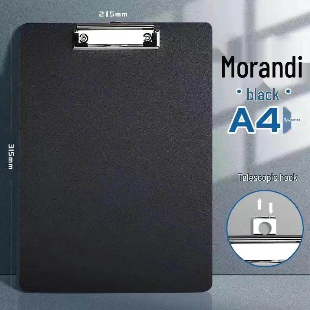 A4 Clipboard with Folder: Vertical Writing Pad for Students & Office Meetings