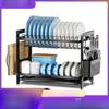 Double-Layer Iron Dish Drying Rack