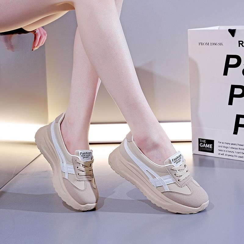 Forrest Gump Shoes Platform Sneakers Women's 2025 Spring and Autumn New Fashion Little White Shoes Versatile Shoes Female Student RL-K01