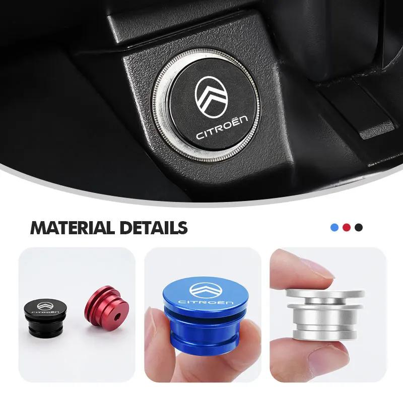 ARM3 Car Metal Cigarette Lighter Button Cap Dustproof Cover Socket For Citroen Jumper Celysee Cactus Picasso Aircross Saxo Grand