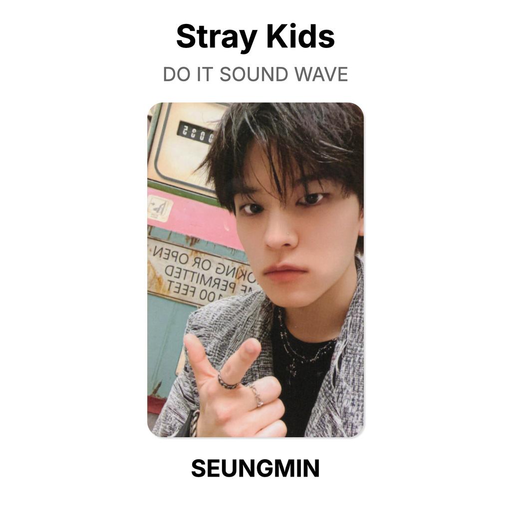 Stray Kids DO IT SOUND WAVE Official Photocard