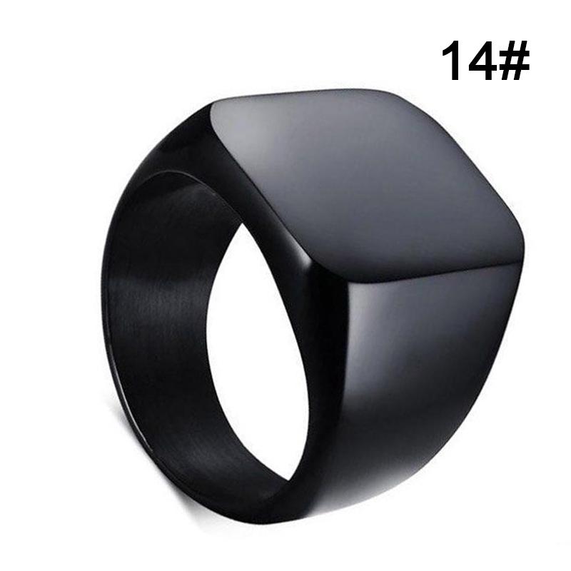 Mens Jewelry Ring Simple Stainless Steel Rings Solid Polished Classic Fashion Wedding Ring