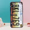 Retro Funny License Plate Phone Case For iPhone 17 Air 16 14 13 12 11 15 Pro Max 12 13 mini 15 16 Plus 16e Cover Coque
