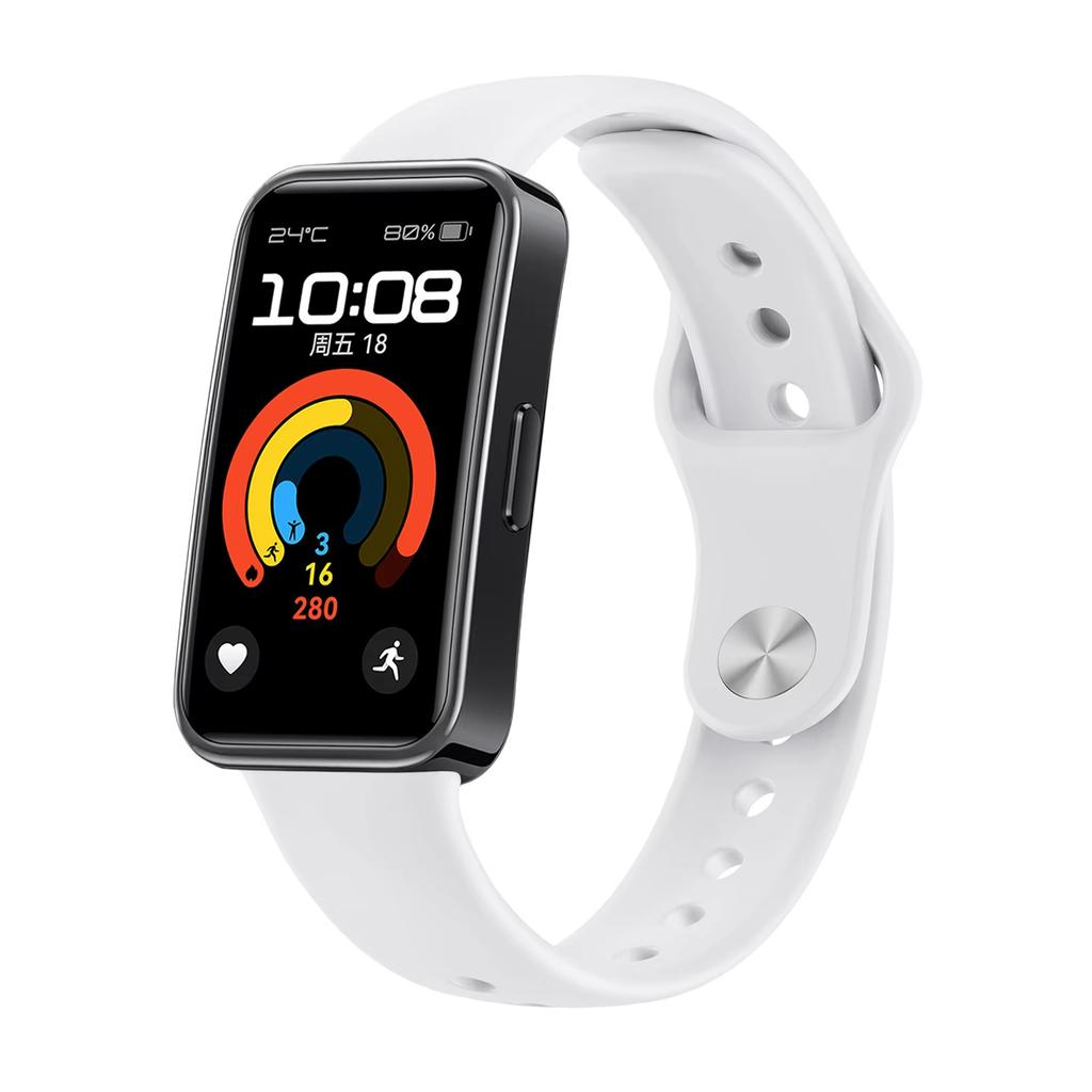 Silikonové řemínky Pro Huawei Band 10 9 8 Příslušenství Náhradní náramek Sportovní pásek Náramek correa Huawei Band 10 9 8 NFC Řemínek