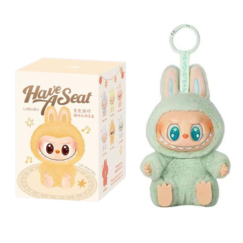 

2025 Новый Высококачественный Милый Labubu The Monsters Box Toys Cardiac Macarone Kawai Guess Bag Figure Model Bag Подарочный