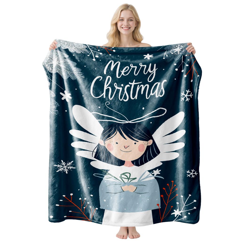2026 Christmas flannel blanket is universal for all seasons