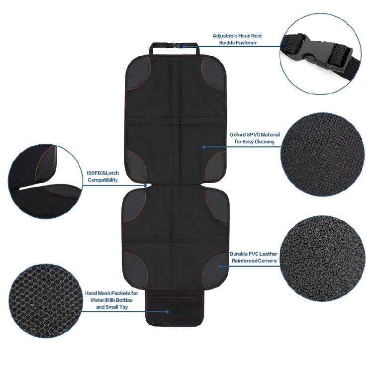 Auto Seat Cover Children Safety Seat Pads Waterproof Car Seat Protector Cushion