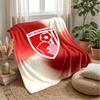 Bournemouth Football Print Flannel Blanket, Soft Warm Lightweight Throw Blanket for Sofa Bed Camping