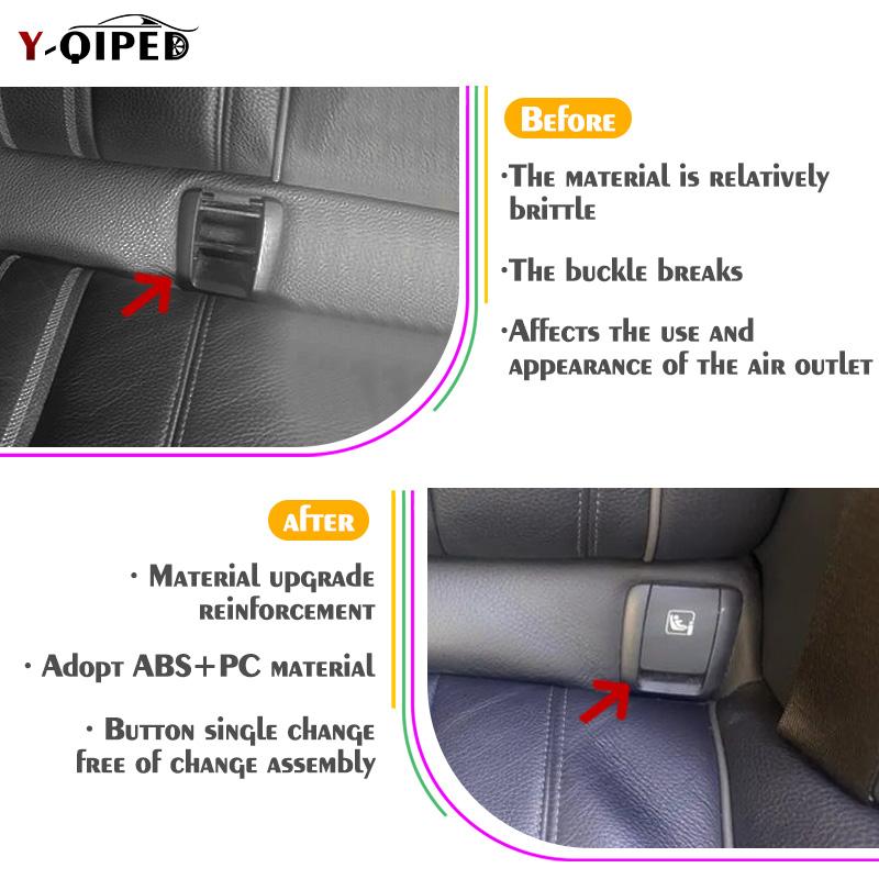 For BMW 5 Series G30 2017-23Rear Child Seat Safety ISOFIX Cover Restraint Car Hook Buckle Seat cover plate replace 52207458925