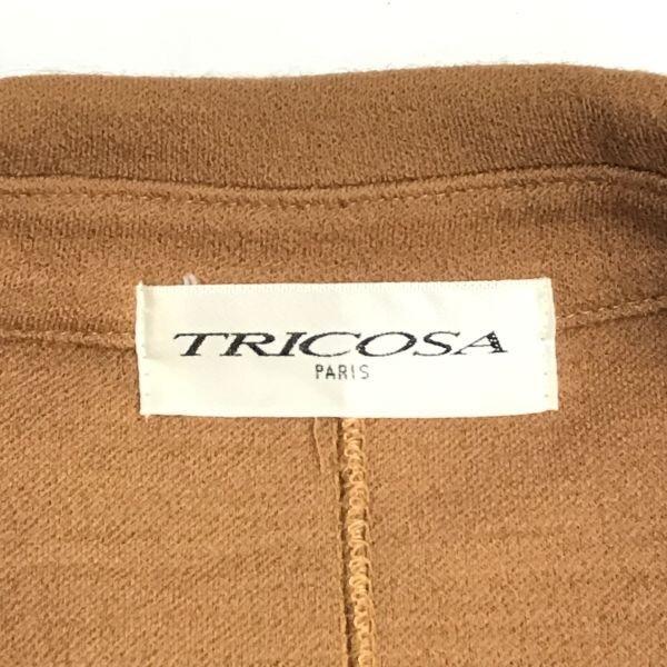 Ausgezeichneter Zustand 90er Jahre Vintage TRICOSA 100% Wolle Langarm Hemdblusenkleid 40 L Damen Braune Schulterpolster(GEBRAUCHT)