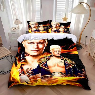 New Cody Rhodes American Nightmare Bedding Set Single Twin Full Queen King Size Bed Set Adult Kid Bedroom Duvetcover Sets Anime