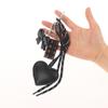 Fashionable Retro Bow Heart Bag Charm Y2K Ins Style Woven Rope Keychain Pendant Girly Trendy Car Key Holder Gifts