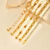 Elegant Pearl Cubic Zirconia Bracelets for Women, Stainless Steel Stackable Bracelet Chunky Jewelry