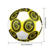 1PC Glimt Size 5 Soccer Ball PrahaIndoor Soccer Ball Colorful All Ages Machine Stitched PVC Competition Ready Durable High-Bounce