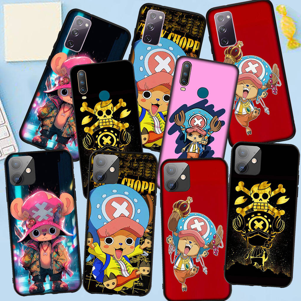 Phone Case for iPhone 17 15 16 Plus Redmi Note 14 12 11 13 Pro Max Huawei P30 P20 Lite OPPO A60 A40 A80 A18 A16 A54 Tony Tony Chopper One Piece Cover