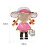 Opal Villain Personalized Brooch Creative Accessories Niche Design Pin Versatile Shirt Japanese and Korean Trend Jewelry