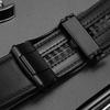 New Men's Belt Business Men's Belt with Automatic Buckle Genuine Leather Belt