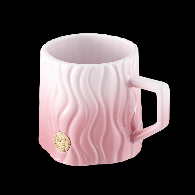 

Starbucks Striped Embossed Badge Mug