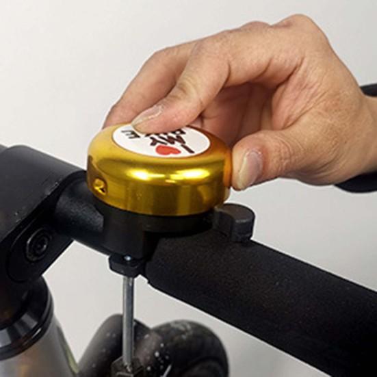 Children Bicycle Bell Loud Sound Letter Print Easy Installation High Decibel Cute Appearance