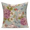 Decorative Throw Pillows Case Purple Plant Flower Lavender Polyester Pillow Cushion Cover For Living Room Sofa Car Home Decor