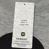 Used New Genuine L KANGOL KANGOL HYPE Old School Hat Design Collaboration T-Shirt Heathered Gray