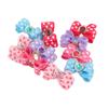 20Pcs Pet Bow Rubber Band Cute Charming Pet Bow Head Flower for Small Medium and Large Dogs