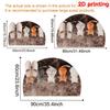 1Pcs Cute Cat Semi Circle Welcome Doormat Non-Slip for Outdoor Patio Porch Kitchen Bathroom Entryway Floor Mat