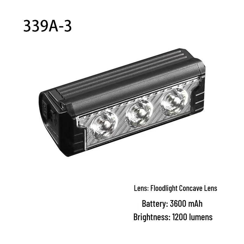 High Lumen Aluminum Alloy Front Light with Type-C Charging for Mountain Bikes