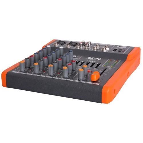Ibiza Table De Mixage À 4 Canaux Compacte
