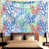 Psychedelic Ocean Octopus Decorative Tapestry Home Wall Decor Office Living Room Tapestry