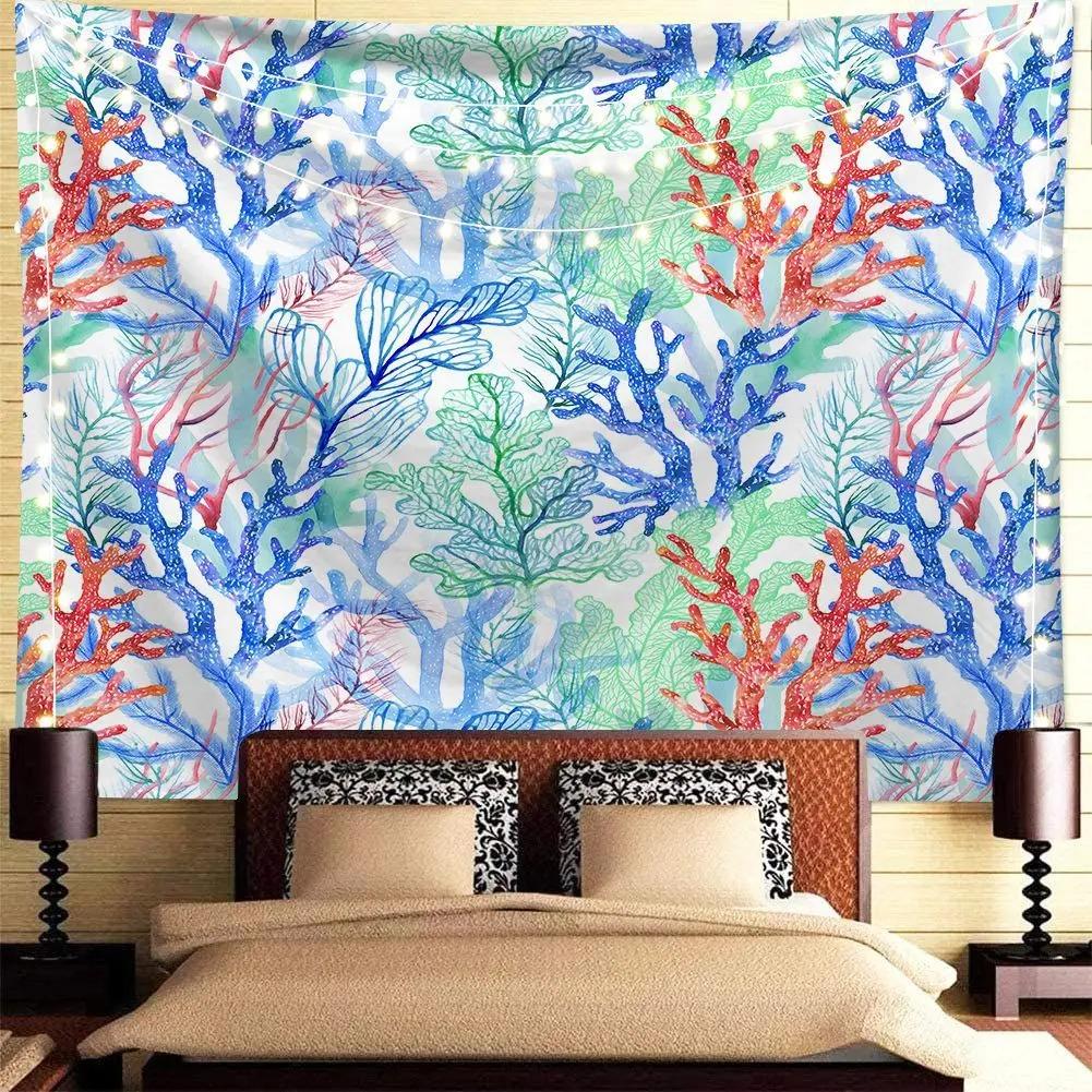 Psychedelic Ocean Octopus Decorative Tapestry Home Wall Decor Office Living Room Tapestry