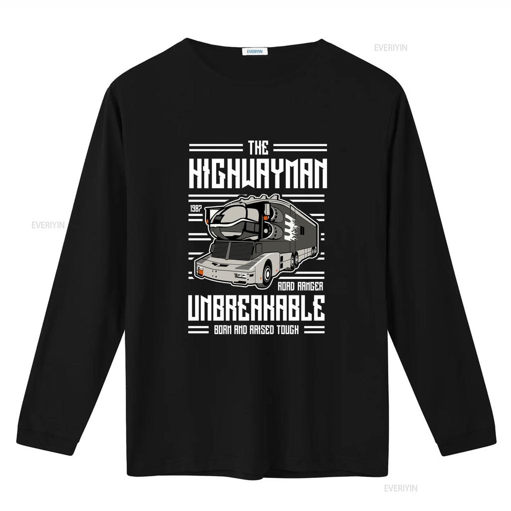 Mens T Shirt The Highwayman Unbreakable Horror Tribute Road Ranger 1982 Design vintage Washed Stretched homme designer clothes