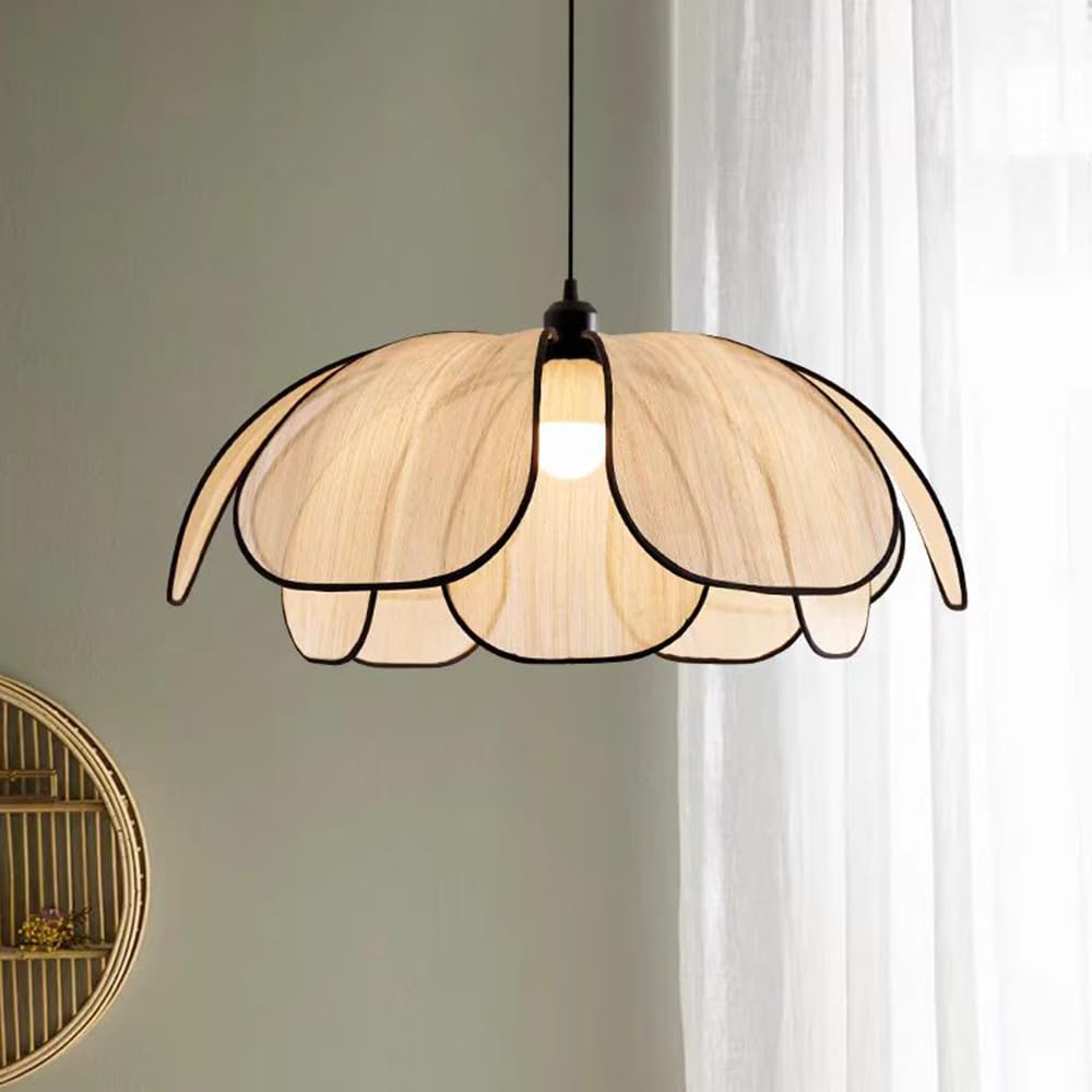 

Подвесной светильник Chende, Стильный, Непрямое потолочное освещение, Дизайн лепестков цветка, Одинарный светильник, Совместим со светодиодами, Идеально подходит для столовой, барных стоек, кухни,