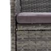 11 Piece Outdoor Dining Set Gray