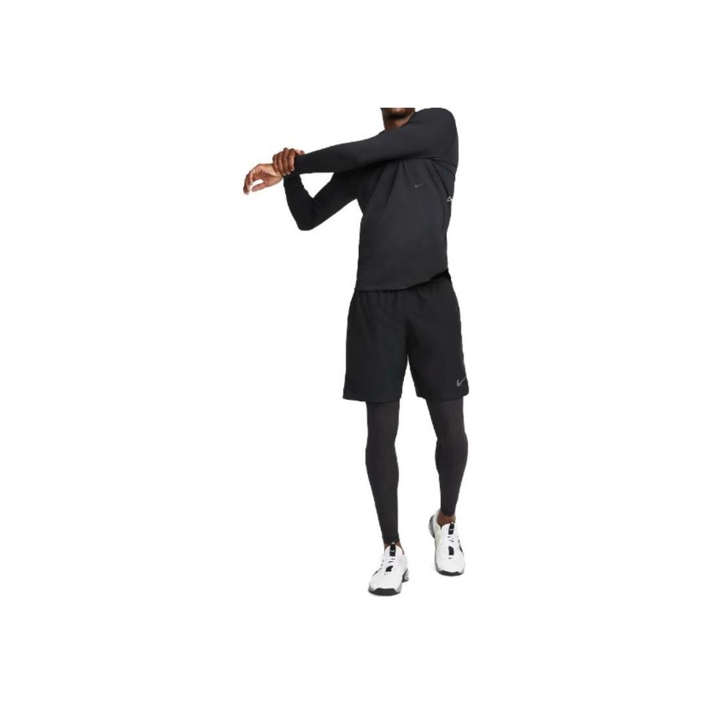 Nike Solid Color High Waist Slim Fit Sports Long Pants Men Bottoms Black DR1890-010