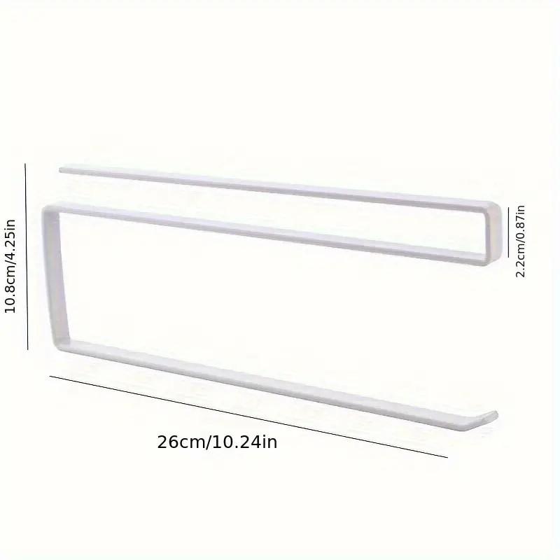 Xiaomi No-Drill Paper Towel Holder - Punch-Free Hanging Kitchen/Bathroom Tissue Roll Rack Cabinet Door Hook - Space Saving Easy Install