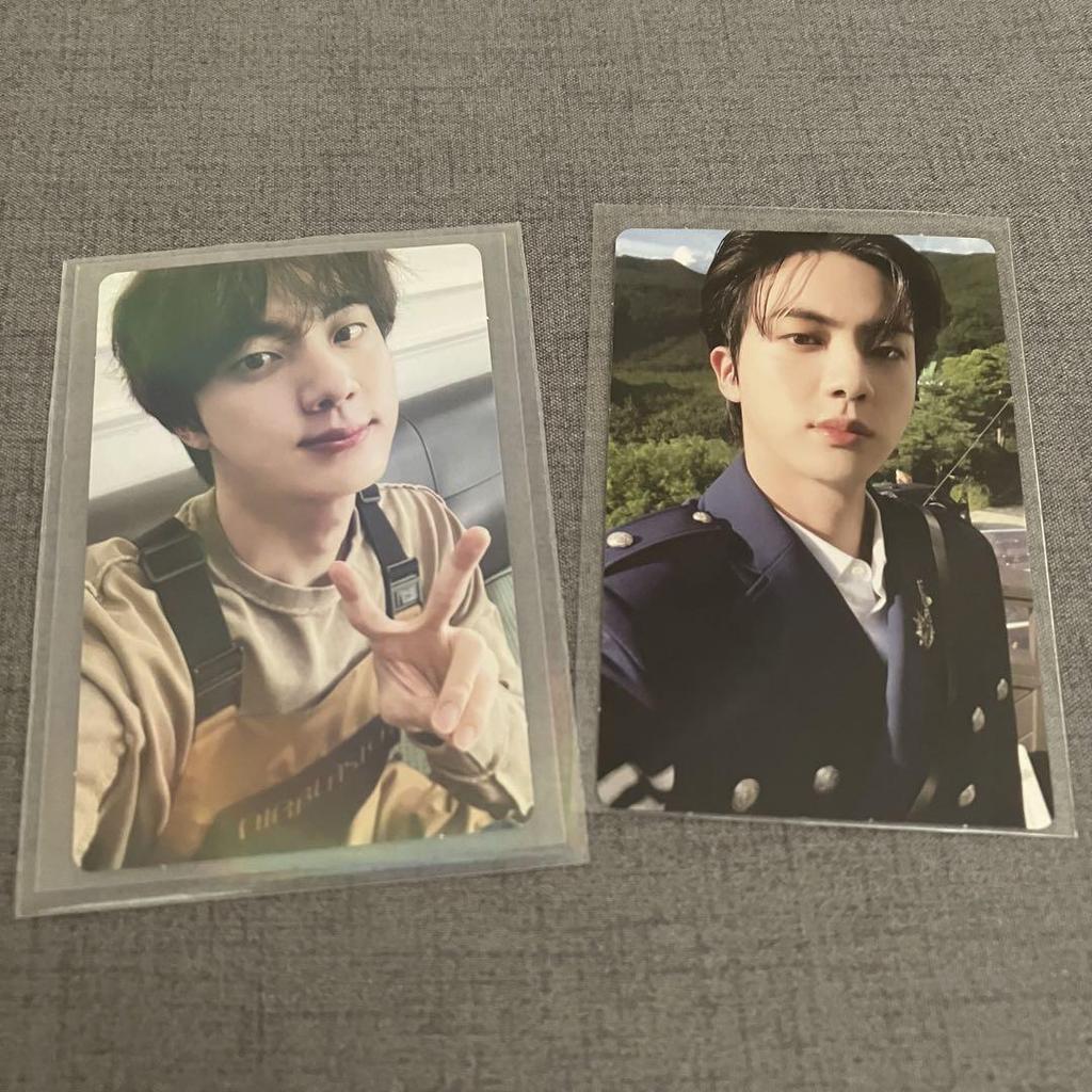 [USED] BTS JIN Photobook with Trading Cards