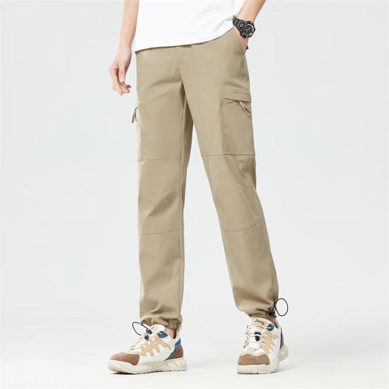 WEZHO Unisex Summer Quick-Dry Multi-Pocket Cargo Pants
