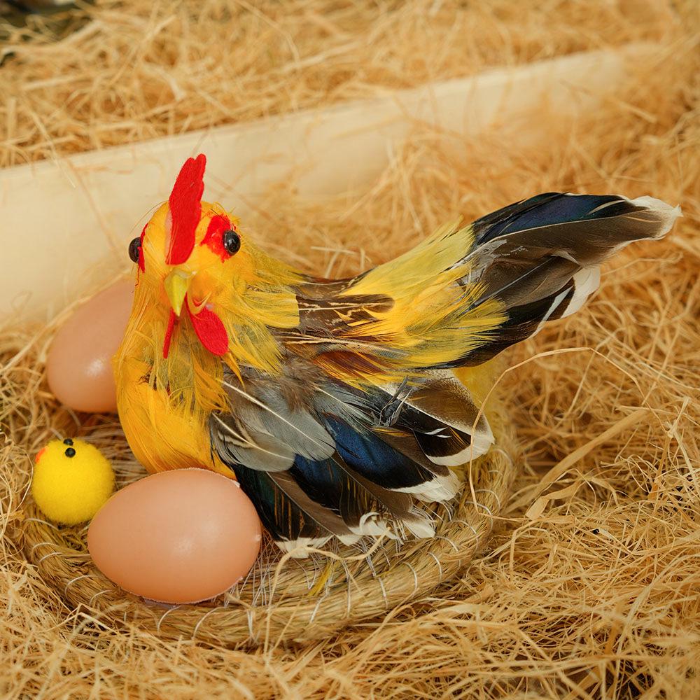 Mini-Hühnerstall Landschaftsdekoration für Kindergarten, Villa, Hof oder Homestay-Ausstellung