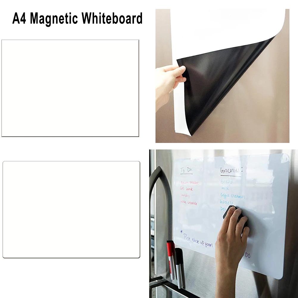 Whiteboard Sticker For A4 Size Writing Dry Erase PET Film For Refrigerator Kitchen Cabinet File Cabinet Message Board